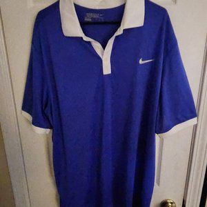Blue Nike Golf Shirt